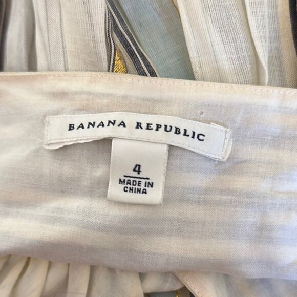 Banana Republic White Cream Spaghetti Strap Mini Sundress - Picture 9 of 9